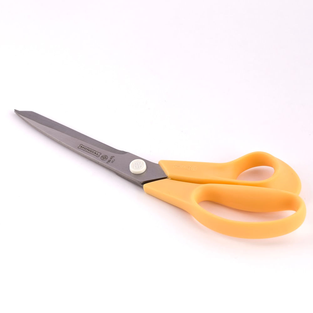 Tesoura-de-Costura-Reforcada-9-½--24.6cm-Mundial-Creative-790-9-TESDO-AMARELO