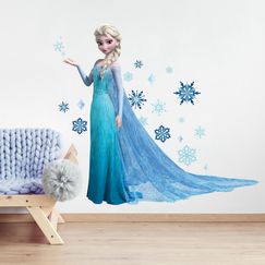 Adesivos-de-Parede-Decorativos-Frozen-Elsa-com-gliter-2371-1