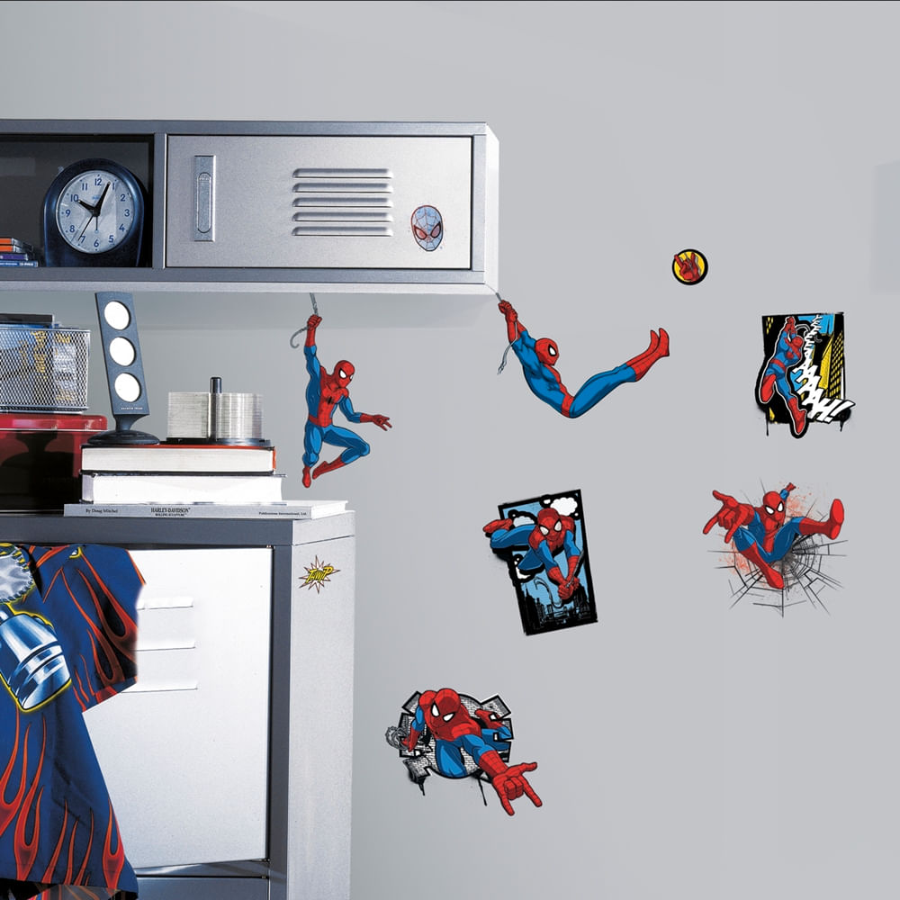 Adesivo para Porta 3D Homem Aranha 4
